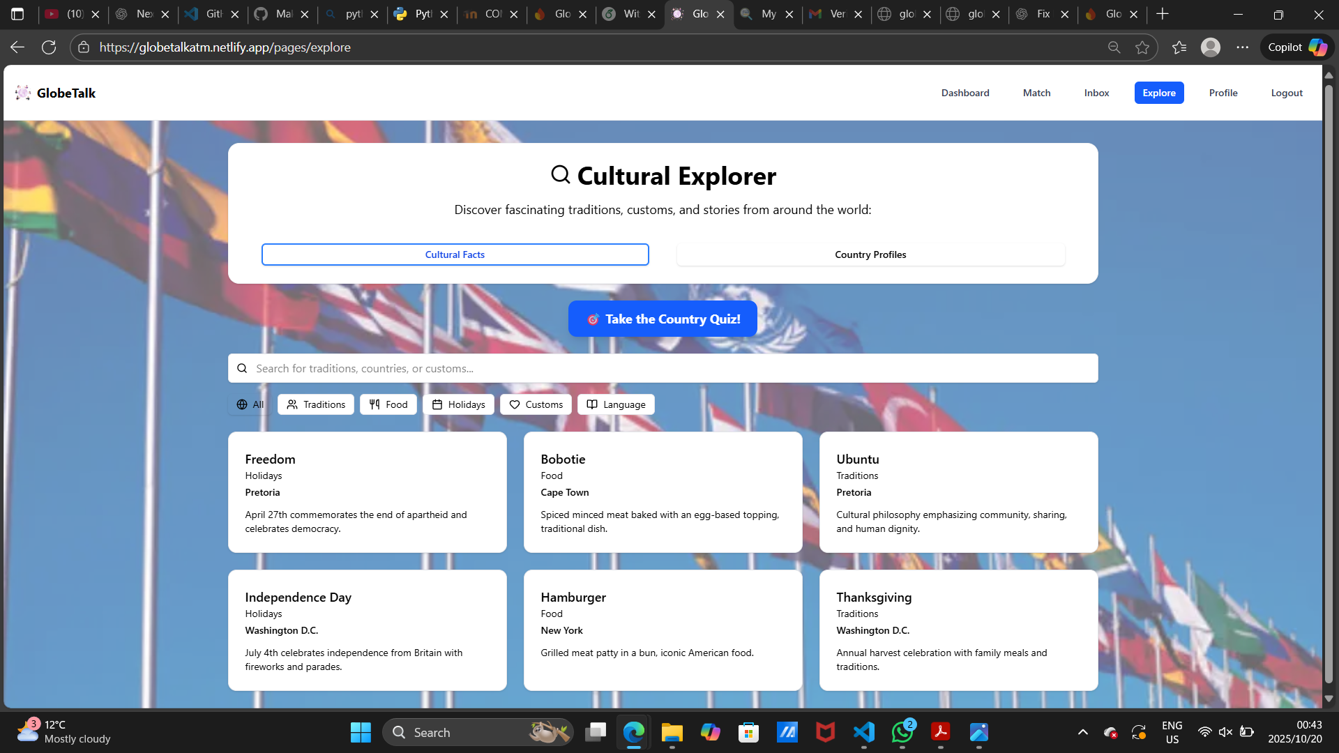 Sprint Review Screenshot
