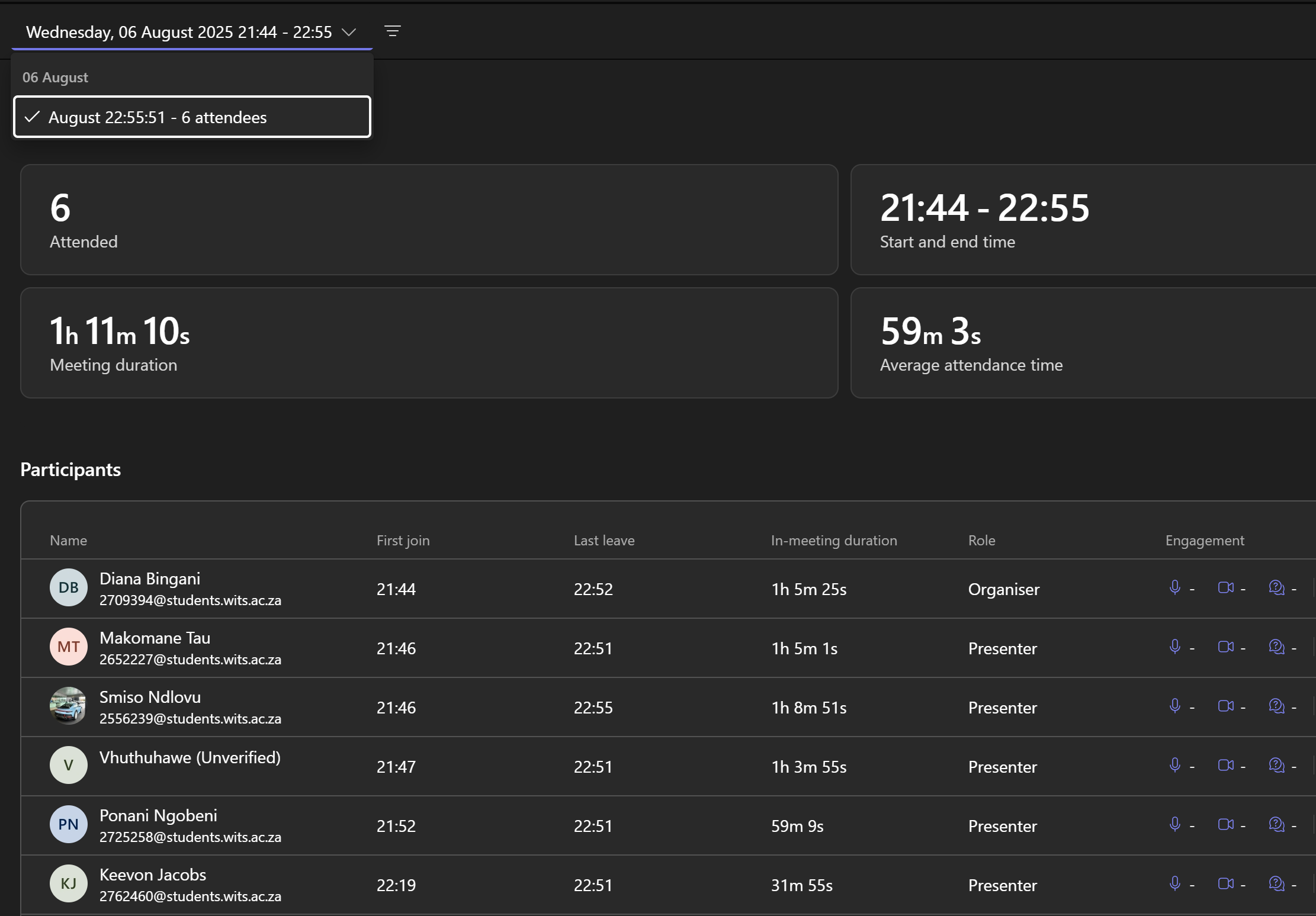 Microsoft Teams Meeting Screenshot