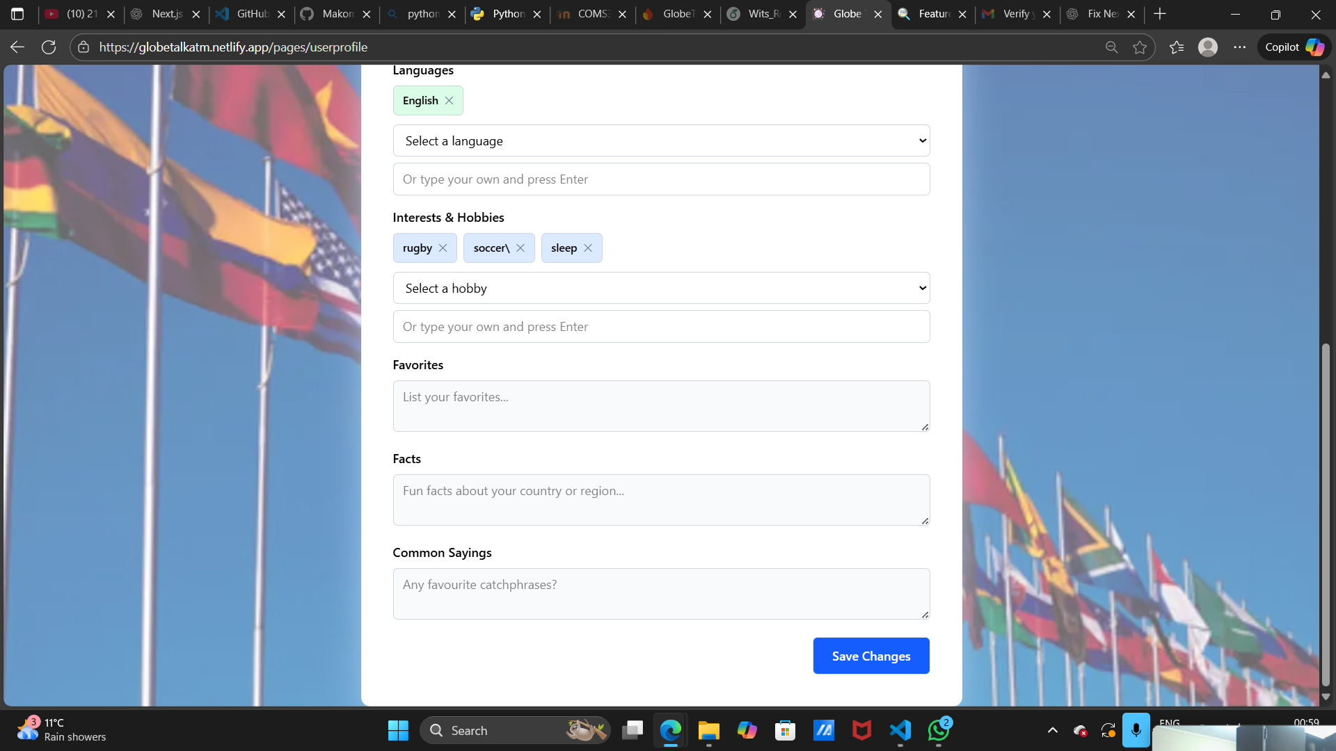 Sprint Review Screenshot