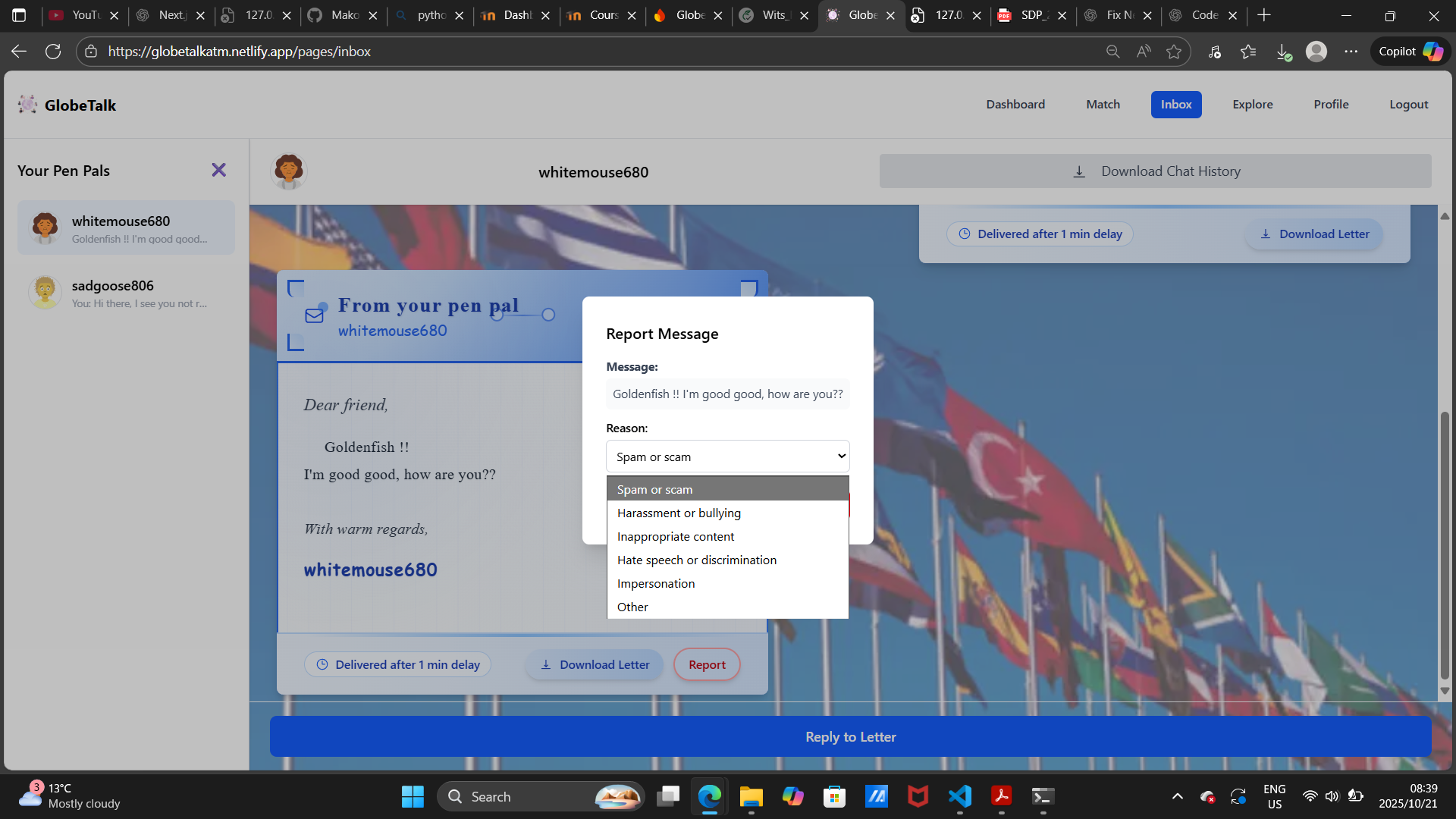Sprint Review Screenshot